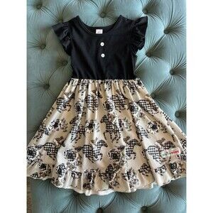 Chris N Missy Derby Horse Dress Girls size 6